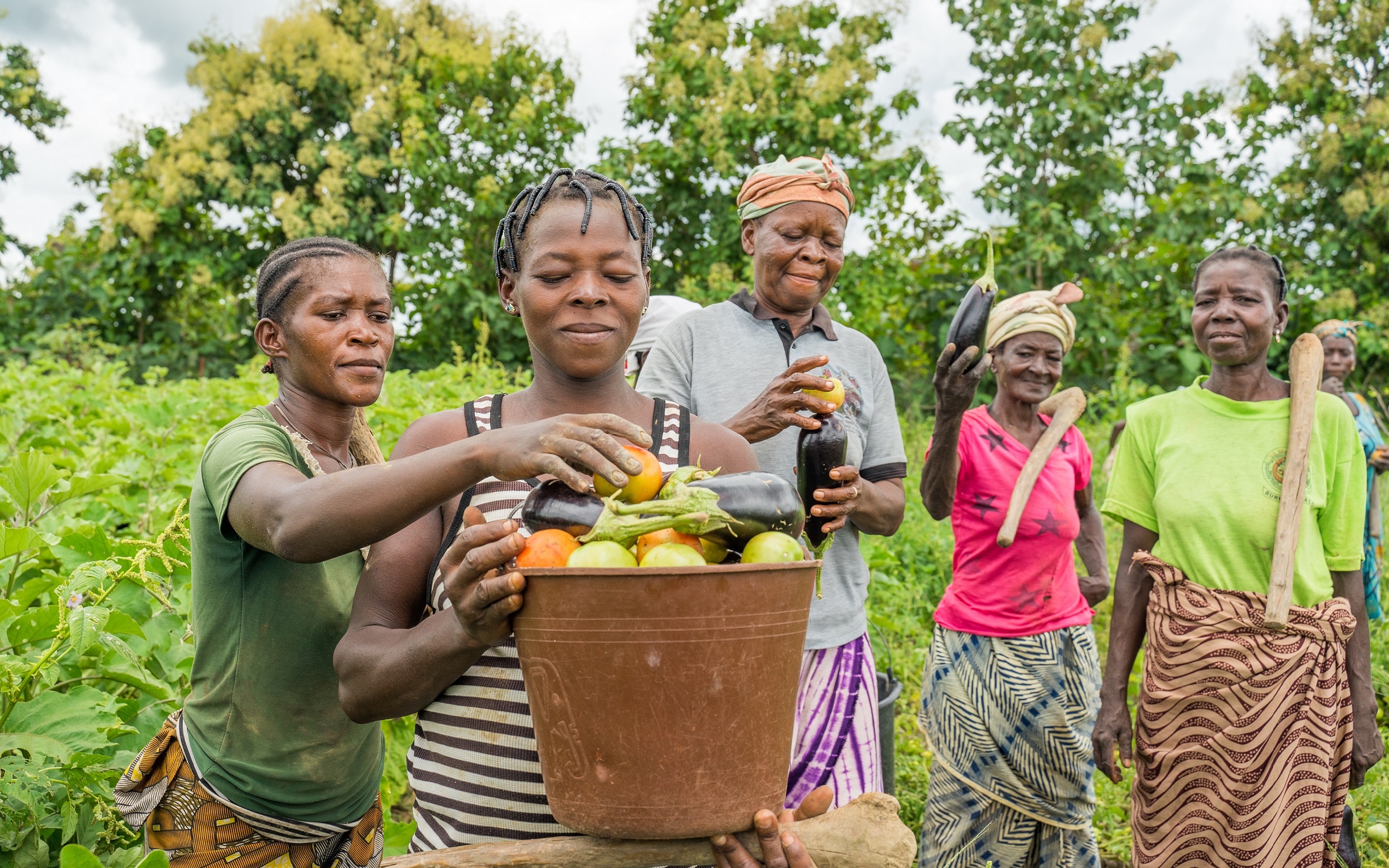 Women vegetable farmers in Burkina Faso. Photo: Michael Jooß, GIZ